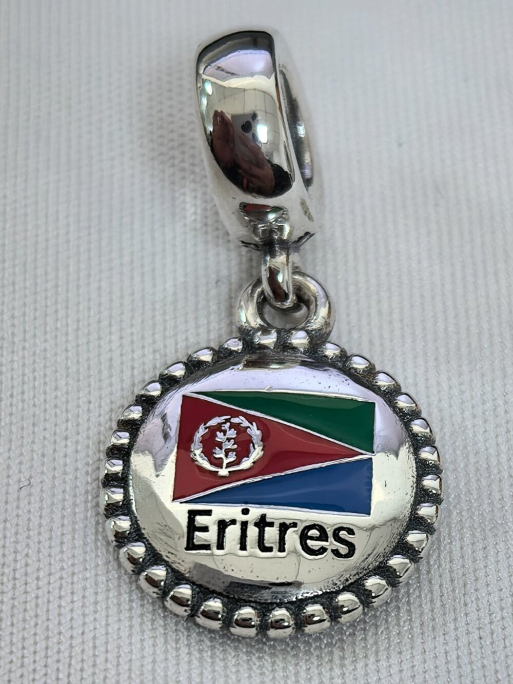 Pandora Eritrea Exclusive Dangle Charm Pendant, S925 Silver Jewelry
